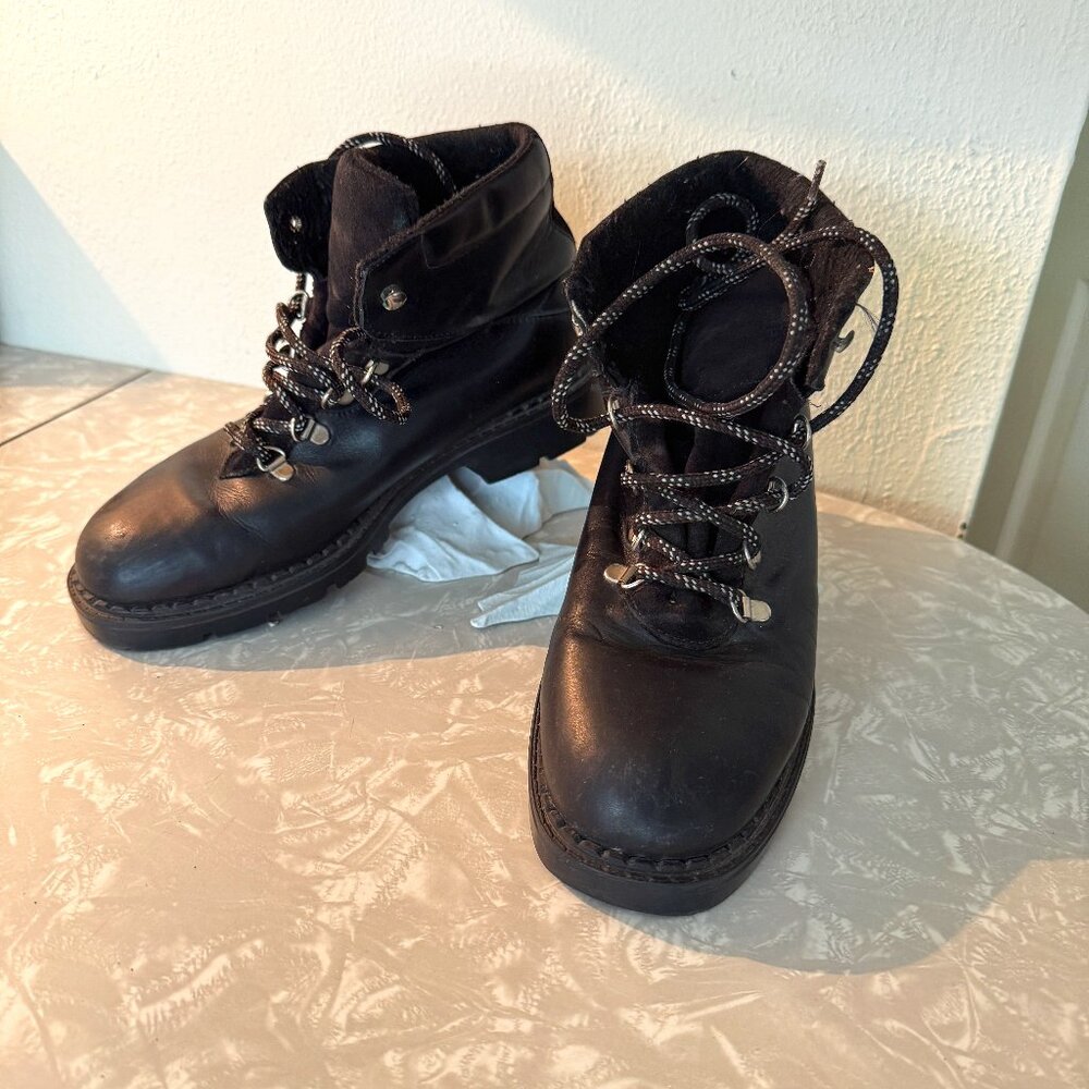blondo 8 (fits more 7.5) waterproof black goth bikercore moto boots